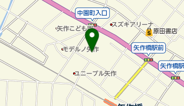 やはぎ川 和風料理の地図画像
