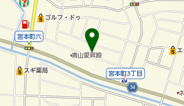 あっちゃん亭の地図画像