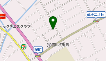 台所屋の地図画像