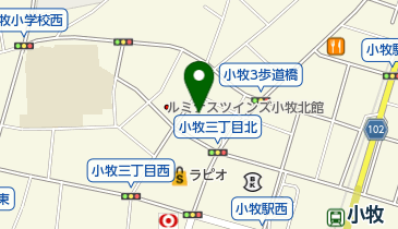 風来坊 小牧店の地図画像