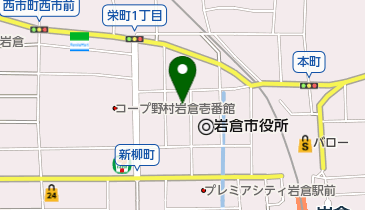 串揚専門店 一元の地図画像