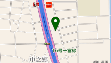 御食事処たなかの地図画像