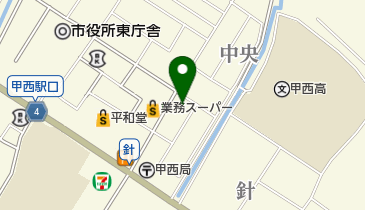 ぜん創作料理の地図画像