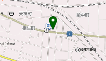 綾部 割烹 たらふくの地図画像