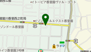 三味坂本の地図画像