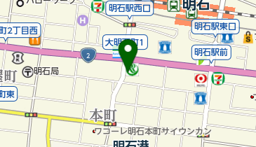明石焼き いづもの地図画像