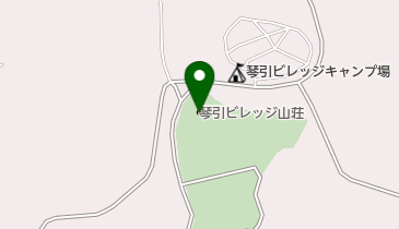 琴引ビレッジ山荘食堂の地図画像