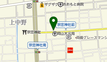成田家 大元店の地図画像