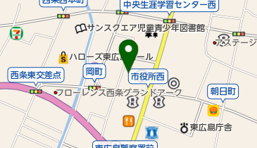 藤家庭料理の地図画像