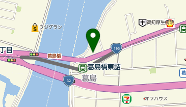 お食事処あおき 葛島店の地図画像
