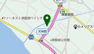 お食事処うしおの地図画像