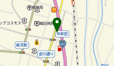 串かつ裕の地図画像