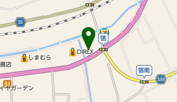 うちだ屋 江北店の地図画像