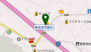 うまいもん一乃家の地図画像