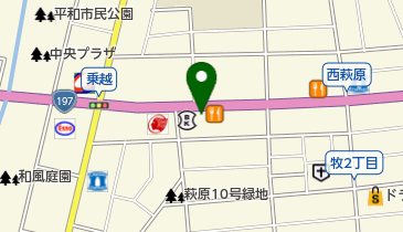 ごはん処 喜楽や 萩原店の地図画像