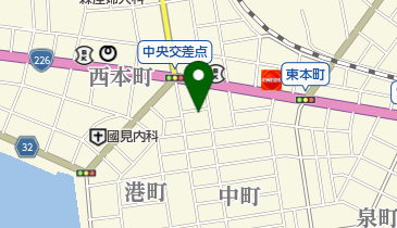 味処和幸の地図画像