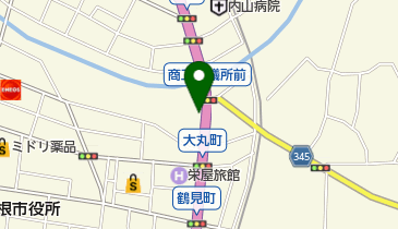 味処あまみの地図画像