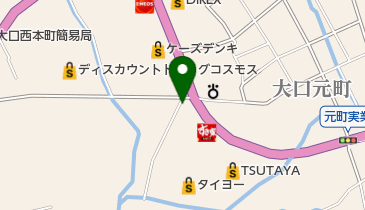 焼肉の味楽園の地図画像