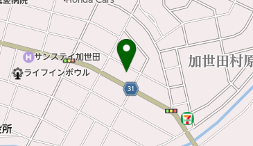 とんかつ しらかわの地図画像