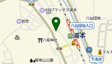 もんじゃ焼き まめてっぽうの地図画像