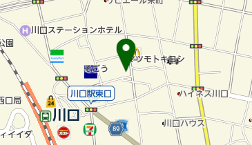 お好み焼き 鉄板焼き もんじゃ 六歌仙の地図画像