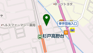 お好み焼天の地図画像