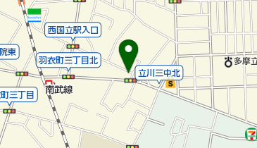 お好み焼ともんじゃ焼 こけしの地図画像