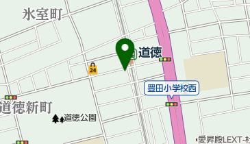 お好み焼プラザ 銀河鉄道 道徳駅前店の地図画像
