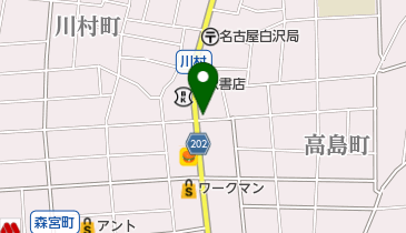川安の地図画像