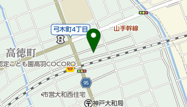 神戸六甲道 ぎゅんたの地図画像