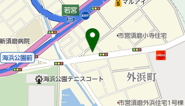 お好み焼川崎の地図画像