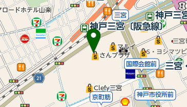 お好み焼 ハクサンの地図画像