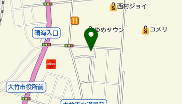 小西お好み焼店の地図画像