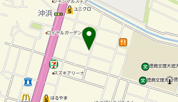 アメリカ村の地図画像