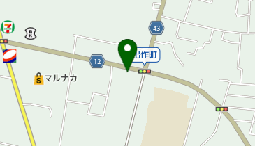 お好み焼きゃべつ畑の地図画像