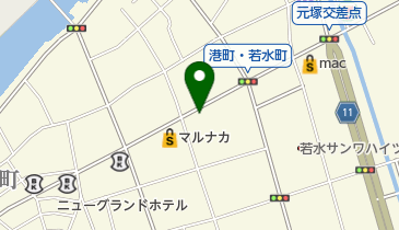 ぼてすけ屋 若水店の地図画像