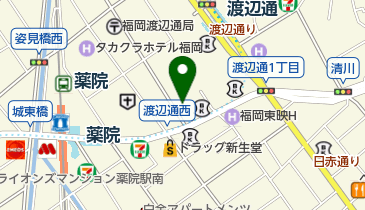 お好み焼てぼの地図画像