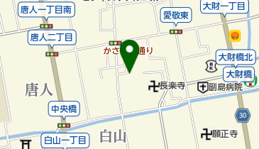 くに鉄板焼の地図画像