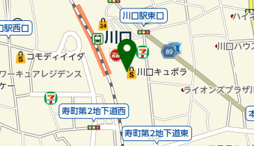 イタリアントマト CafeJrベーカリー 川口キュポラ店の地図画像