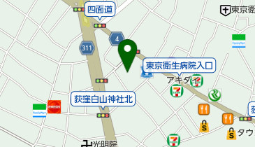 Espresso Americano 杉並公会堂店の地図画像