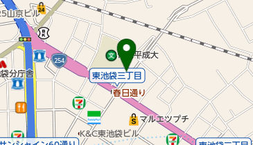 東亭の地図画像