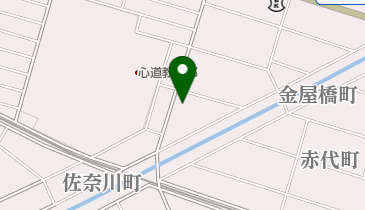 おかだ餃子店の地図画像