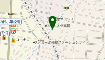 餃子の横綱の地図画像