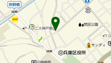 とんとん餃子 湊川店の地図画像