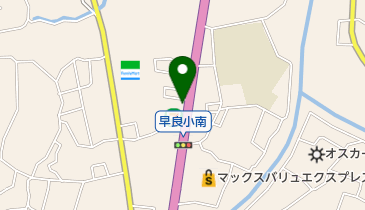 きらくやの地図画像