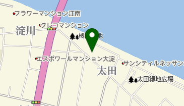 御料理 魚安の地図画像