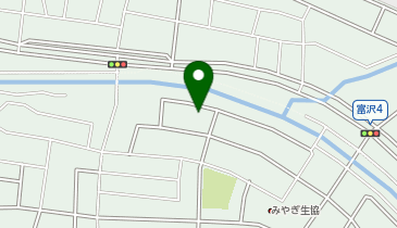 HONOKA COFFEE 富沢本店の地図画像