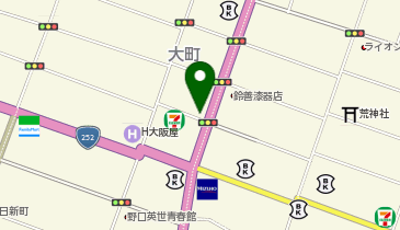 焙煎屋珈琲店の地図画像