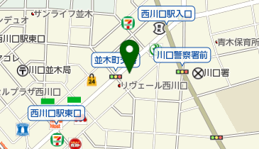 珈琲館 西川口並木店の地図画像