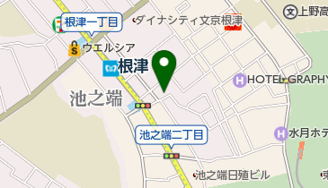 珈琲館 根津店の地図画像